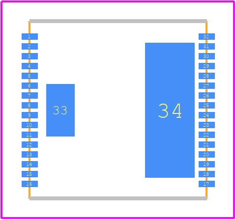 Si83414AAA-IF - Silicon Labs PCB footprint - Other - Other - Si83414AAA-IF-2