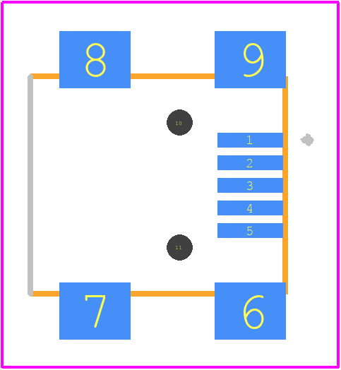 1734035-4 - TE Connectivity PCB footprint - Other - Other - 1734035-2