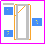 2SC3875 - Guangdong Hottech PCB footprint - SOT23 (3-Pin) - SOT23 (3-Pin) - SOT-23