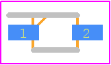UCLAMP3301D.TCT - SEMTECH PCB footprint - Small Outline Diode - Small Outline Diode - UCLAMP3301D.TCT
