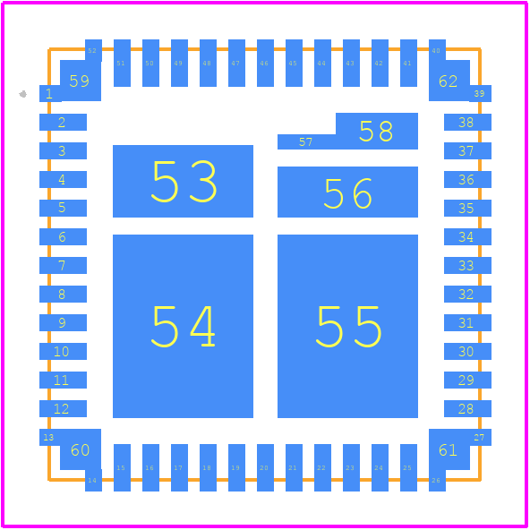 MPM3682GRE - Monolithic Power Systems (MPS) PCB footprint - Other - Other - QFN-57 (12mmx12mmx4mm)