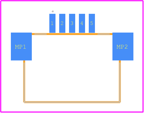 52207-0560 - Molex PCB footprint - Other - Other - 52207-0560-3