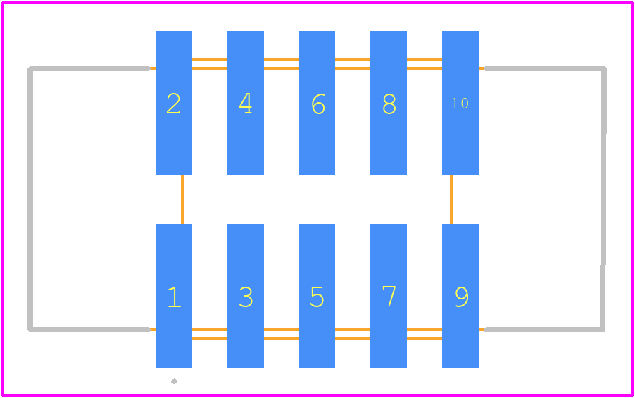 HTST-105-01-L-DV-P-TR - SAMTEC PCB footprint - Other - Other - HTST-105-01-L-DV-P-TR-1