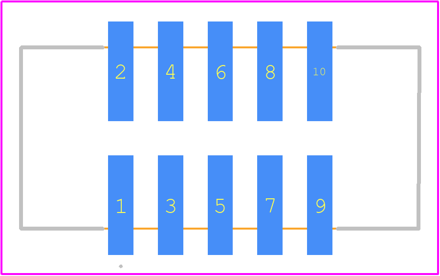HTST-105-01-L-DV-TR - SAMTEC PCB footprint - Other - Other - HTST-105-01-L-DV-TR-2