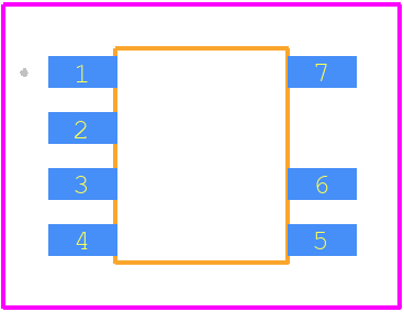 TEA1721FT/N1,118 - NXP PCB footprint - Other - Other - SOT1175-1 SO7