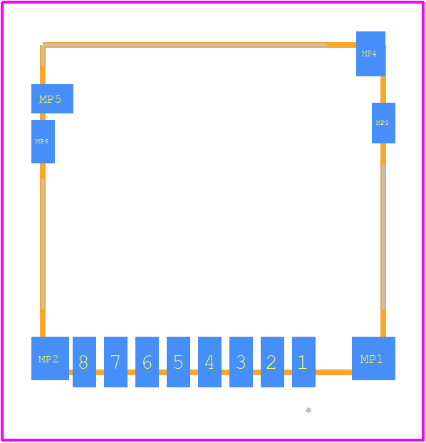 DM3D-SF - Hirose PCB footprint - Other - Other - DM3D-SF-4