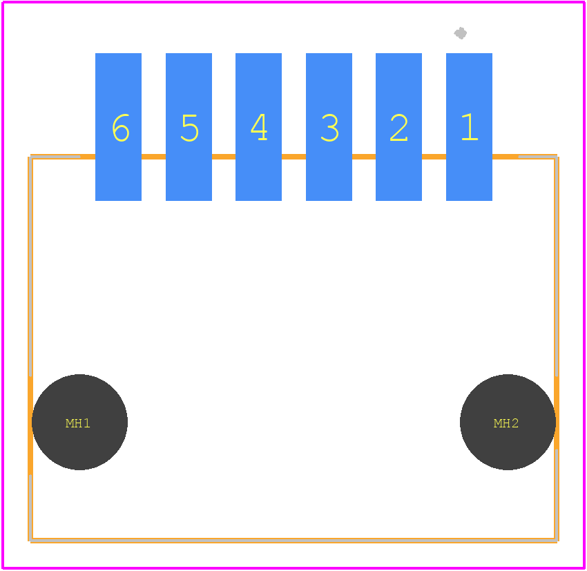 15-91-2065 - Molex PCB footprint - Other - Other - 15-91-2065-2