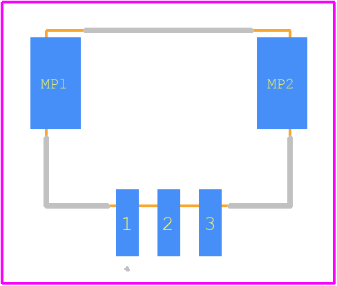 502584-0370 - Molex PCB footprint - Other - Other - 502584-0370-2