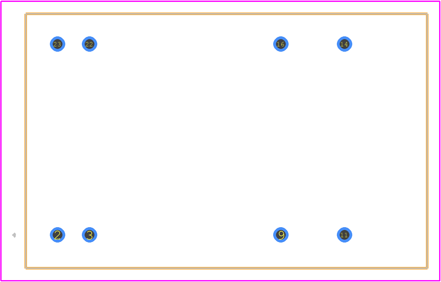 TEL 5-2423 - Traco Power PCB footprint - Other - Other - TEL 5-2423-1