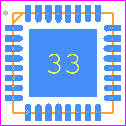 LAN8740A-EN-TR - Microchip PCB footprint - Quad Flat No-Lead - Quad Flat No-Lead - 32-SQFN_2023