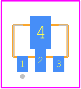 DXT3150-13 - Diodes Incorporated PCB footprint - Other - Other - SOT89-3L_1