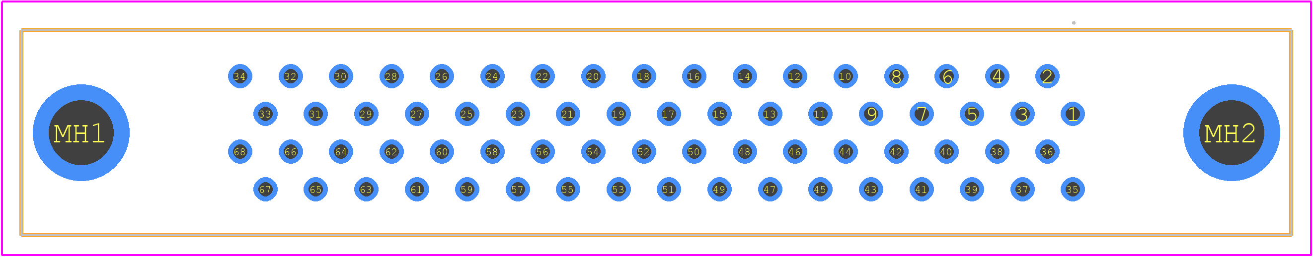5786555-7 - TE Connectivity PCB footprint - Other - Other - 5786555-7-1