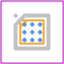 STEF033AJR - STMicroelectronics PCB footprint - BGA - BGA - Flip Chip 9
