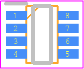 STEF12SGR - STMicroelectronics PCB footprint - Small Outline Packages - Small Outline Packages - TSOT23-8L