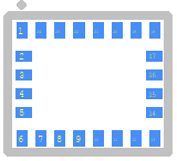 LSM9DS1TR - STMicroelectronics PCB footprint - Other - Other - LGA-24L (3x3.5x1 mm)