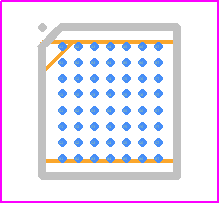 STLED524 - STMicroelectronics PCB footprint - BGA - BGA - STLED524