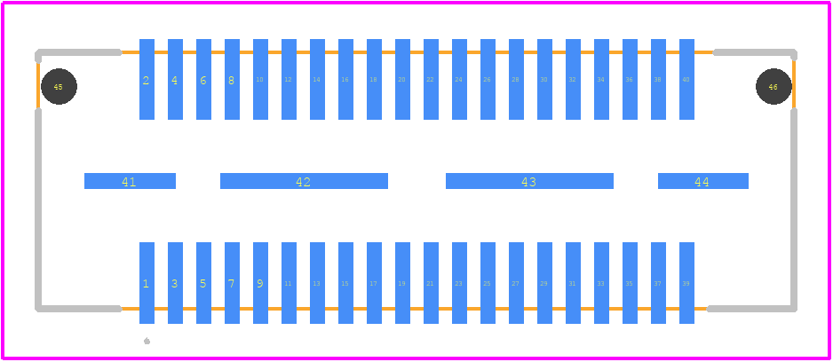 QSE-020-01-L-D-A - SAMTEC PCB footprint - Other - Other - QSE-020-01-L-D-A-15