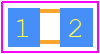 0603Y1000220JCT - Knowles PCB footprint - Capacitor Chip Non-polarised - Capacitor Chip Non-polarised - 0603