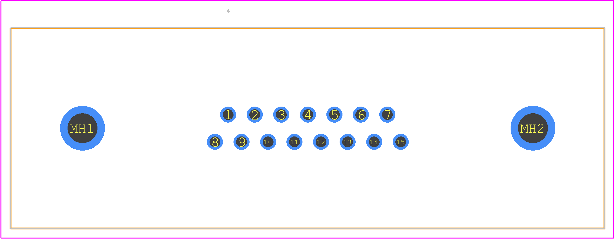 09693909014 - HARTING PCB footprint - Other - Other - 09693909014-2