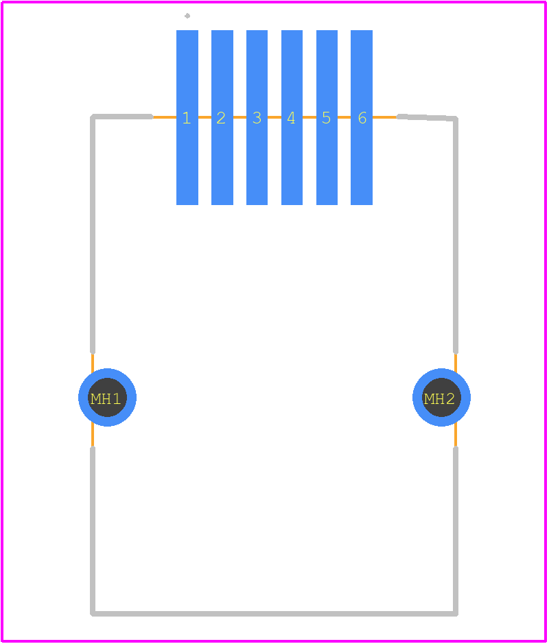 85502-5011 - Molex PCB footprint - Other - Other - 85502-5011-1