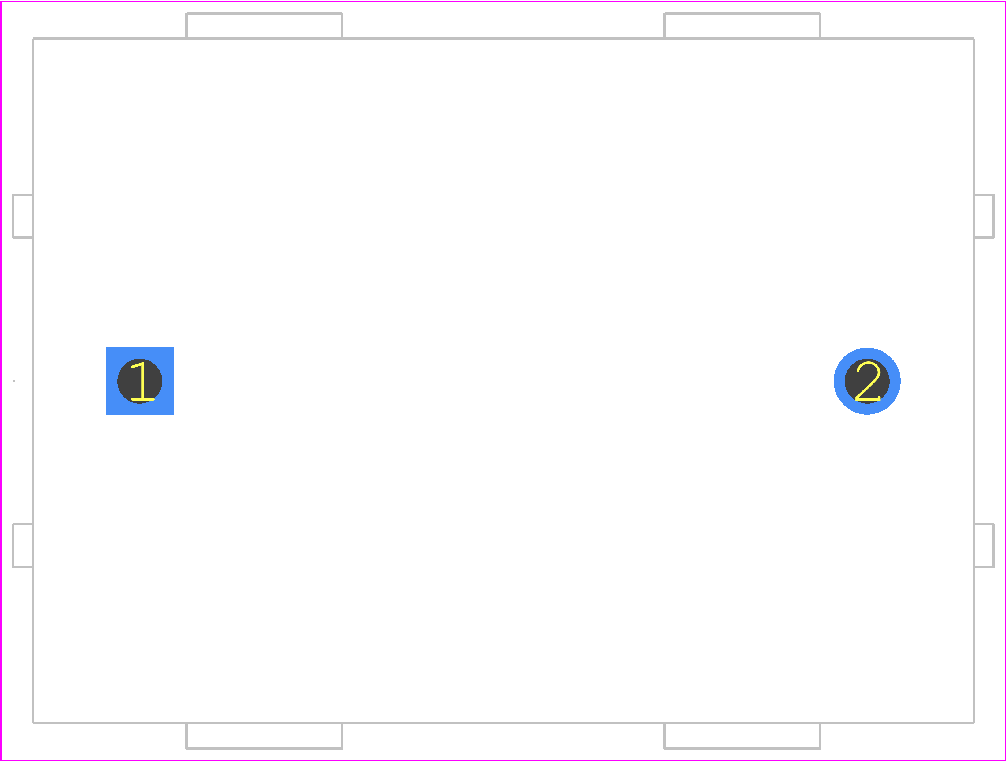 1109 - Keystone Electronics PCB footprint - Other - Other - 1109-4