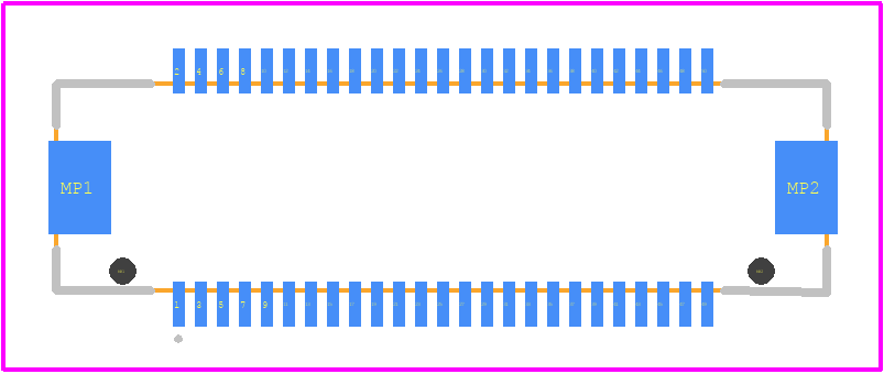 DF17(4.0)-50DS-0.5V(57) - Hirose PCB footprint - Other - Other - DF17(4.0)-50DS-0.5V(57)-1