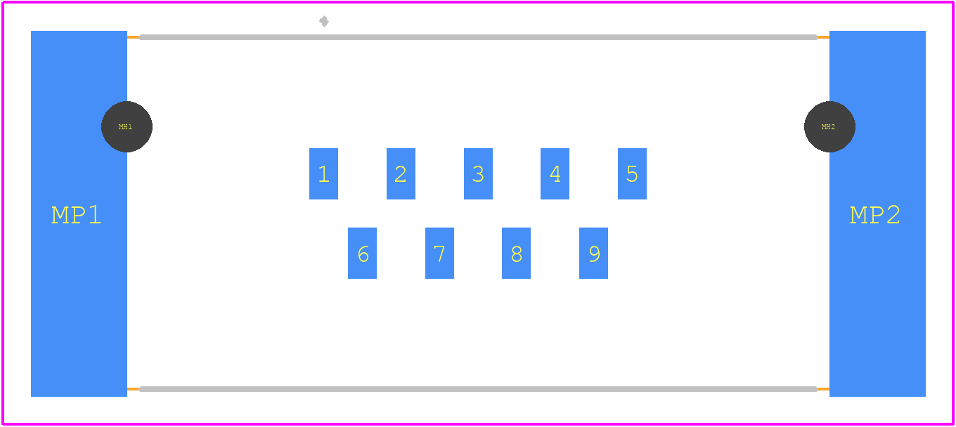 09551296812741 - HARTING PCB footprint - Other - Other - 09551296812741-2