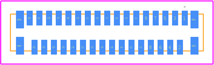 FH12-33S-0.5SVA(54) - Hirose PCB footprint - Other - Other - FH12-33S-0.5SVA(54)-1