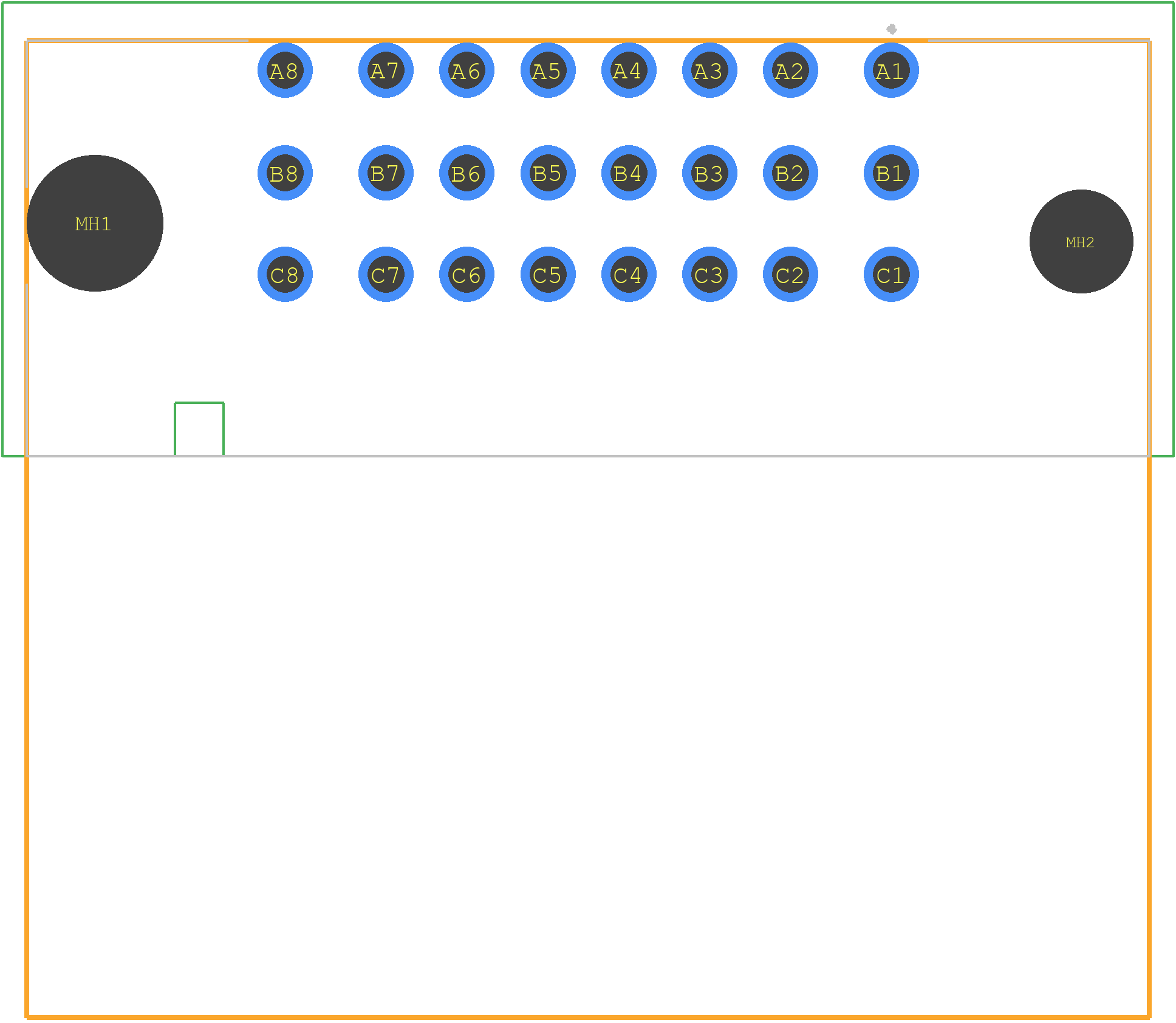 HCCPHPE24BKA90F - Aptiv PCB footprint - Other - Other - HCCPHPE24BKA90F