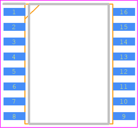 LC01-6.TDT - SEMTECH PCB footprint - Small Outline Packages - Small Outline Packages - SO-16W