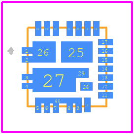 SIC438CED-T1-GE3 - Vishay PCB footprint - Other - Other - SIC438CED-T1-GE3-5