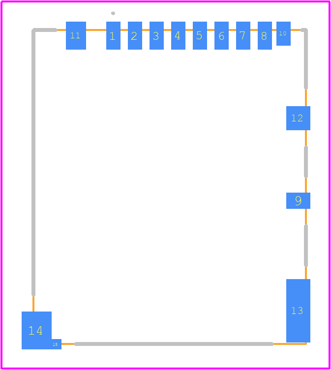 DM3BT-DSF-PEJS - Hirose PCB footprint - Other - Other - DM3BT-DSF-PEJS