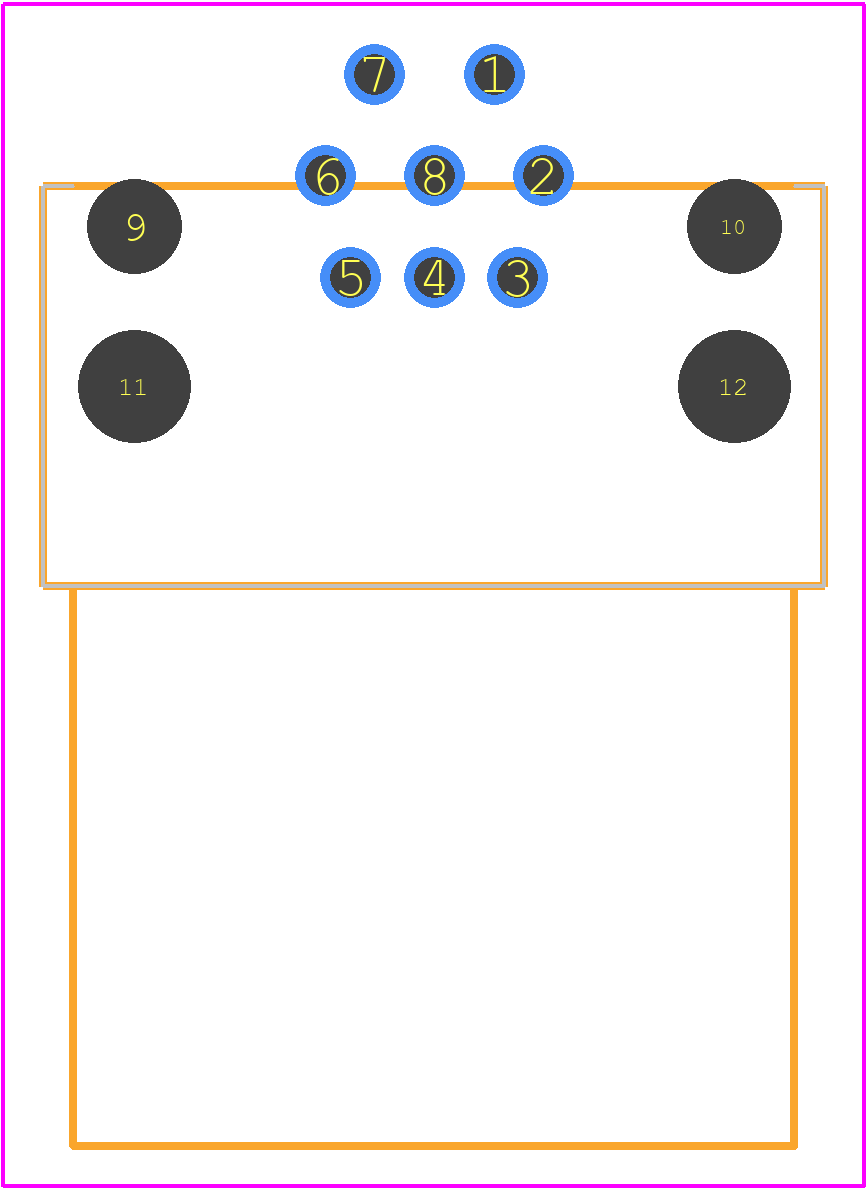 5-2172077-2 - TE Connectivity PCB footprint - Other - Other - 5-2172077-2-1