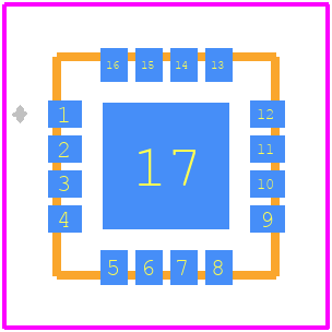 SKY66289-11 - Skyworks PCB footprint - Other - Other - SKY66289-11-1