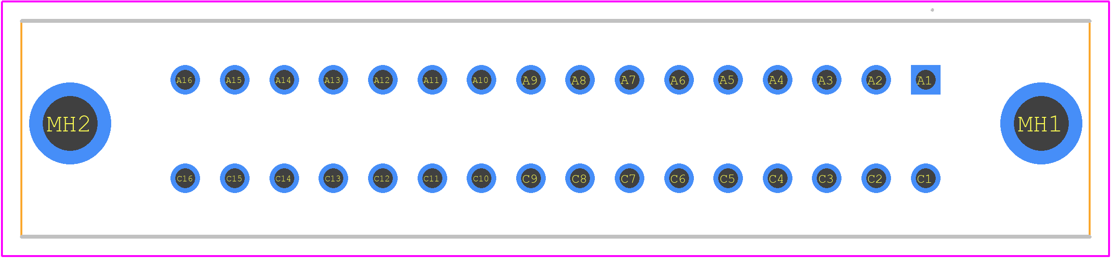 09281326902 - HARTING PCB footprint - Other - Other - 09281326902-1