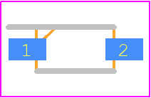 BAT41ZFILM - STMicroelectronics PCB footprint - Small Outline Diode - Small Outline Diode - SOD-123
