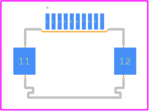 FH12-10S-0.5SH(55) - Hirose PCB footprint - Other - Other - FH12-10S-0.5SH(55)-2