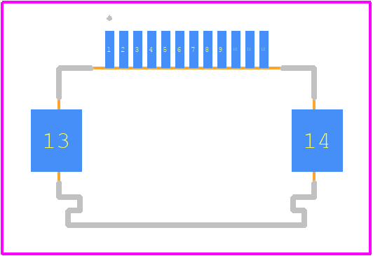 FH12-12S-0.5SH(55) - Hirose PCB footprint - Other - Other - FH12-12S-0.5SH(55)-2