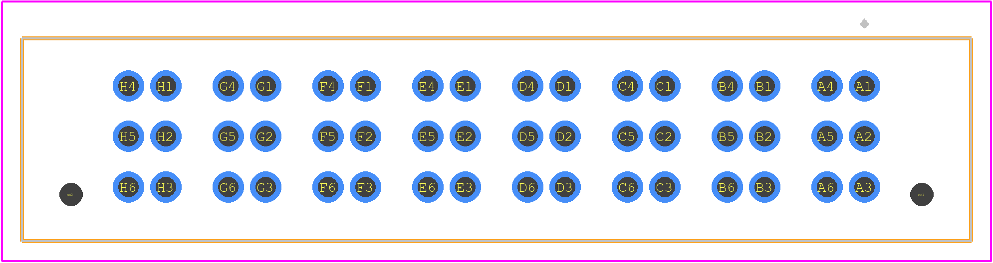 MPS-08-7.70-01-L-V - SAMTEC PCB footprint - Other - Other - MPS-08-7.70-01-L-V-3