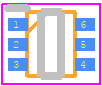 FDY3000NZ - onsemi PCB footprint - SO Transistor Flat Lead - SO Transistor Flat Lead - FDY3000NZ