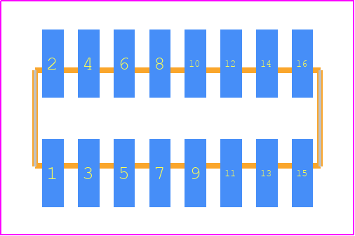 M50-3600842 - Harwin PCB footprint - Other - Other - M50-3600842
