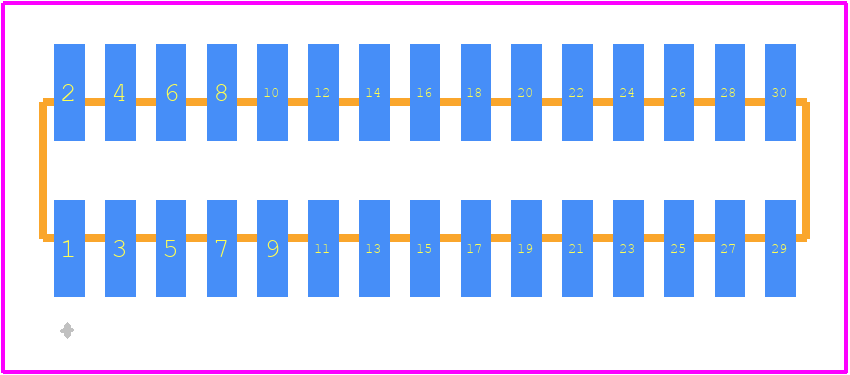 M50-3601542 - Harwin PCB footprint - Other - Other - M50-3601542-1