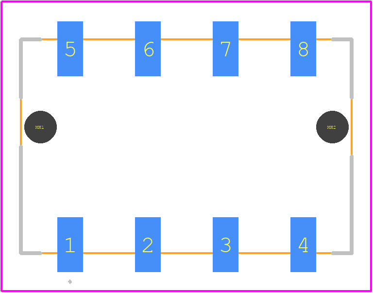 70ADJ-4-FL0 - Bourns PCB footprint - Other - Other - 70ADJ-4-FL0-1