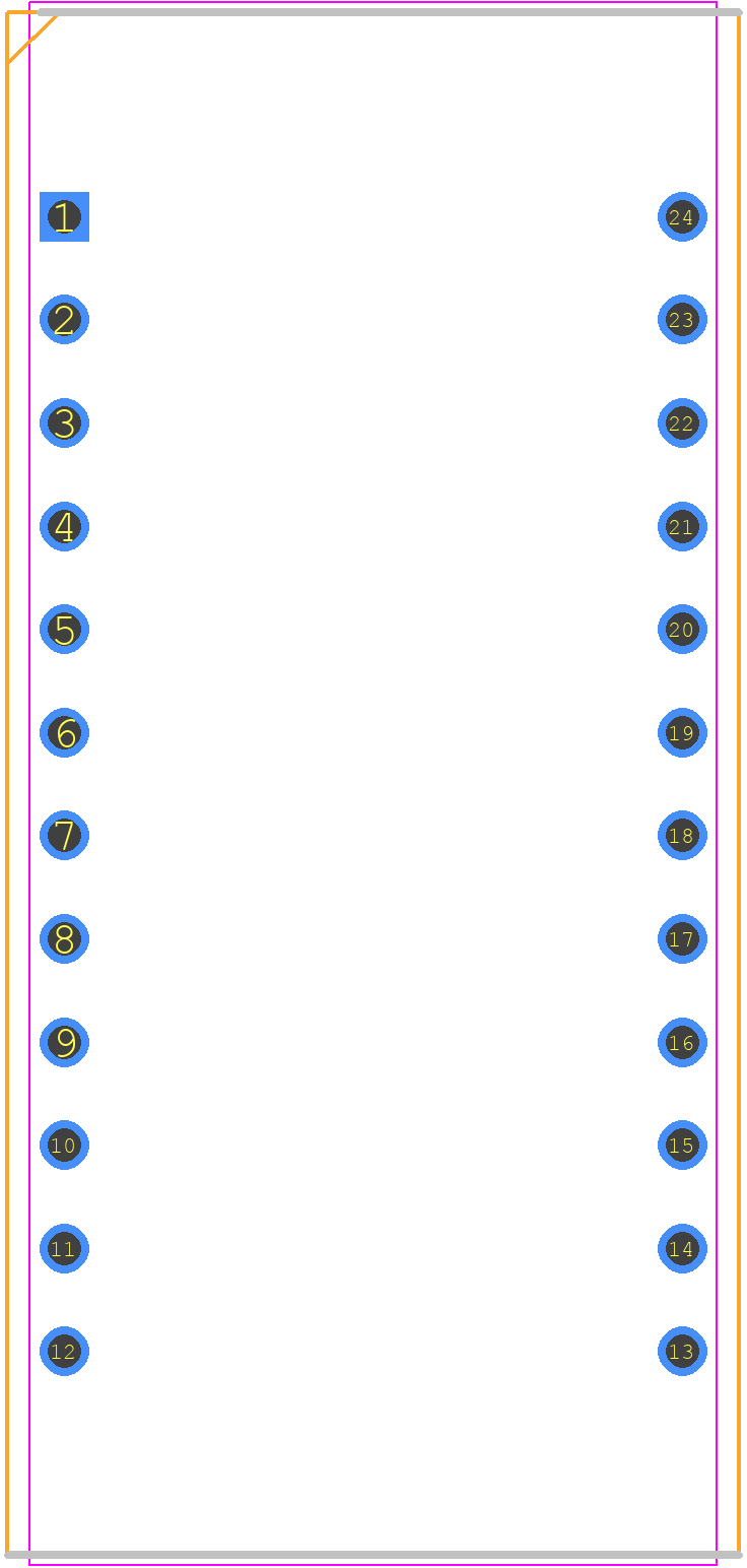2000 - Adafruit PCB footprint - Dual-In-Line Packages - Dual-In-Line Packages - 2000_11