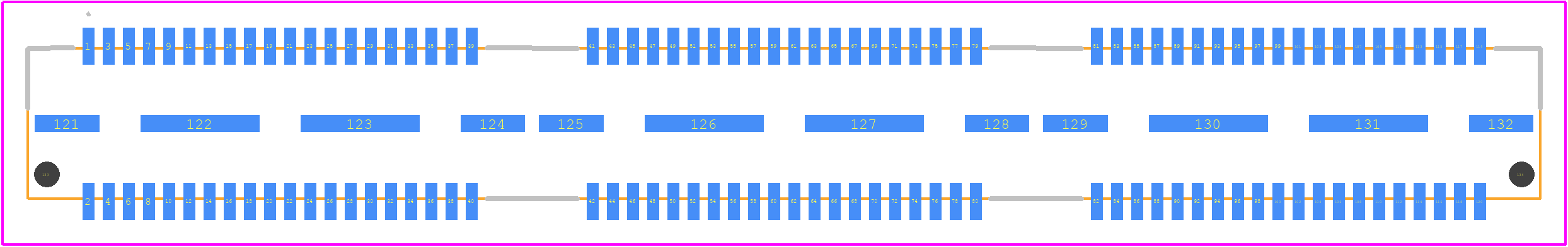 1658014-3 - TE Connectivity PCB footprint - Other - Other - 1658014-3-2