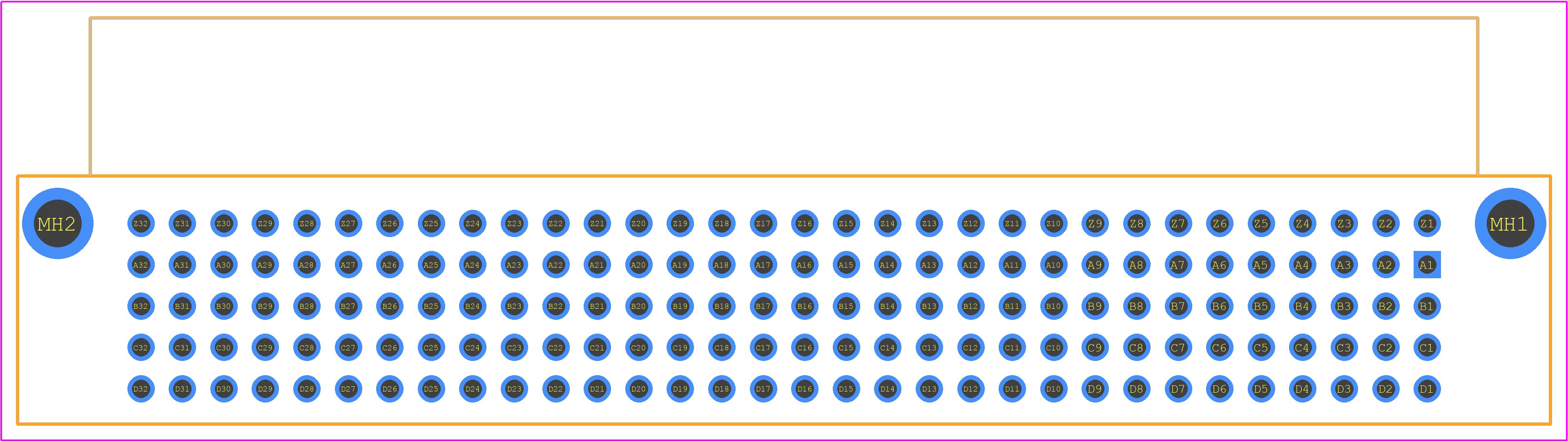02041601101 - HARTING PCB footprint - Other - Other - 02041601101