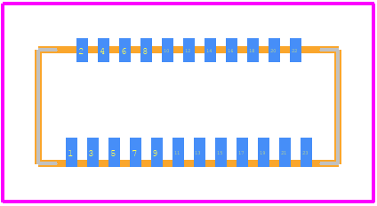 FH26W-23S-0.3SHW(99) - Hirose PCB footprint - Other - Other - FH26W-23S-0.3SHW(99)