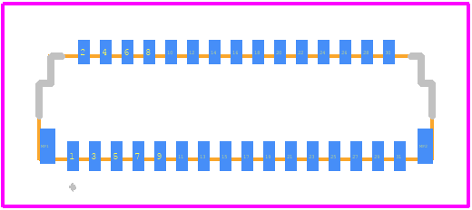 FH26-31S-0.3SHW(05) - Hirose PCB footprint - Other - Other - FH26-31S-0.3SHW(05)-2