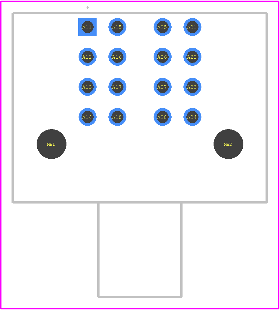 2102440-1 - TE Connectivity PCB footprint - Other - Other - 2102440-1-2