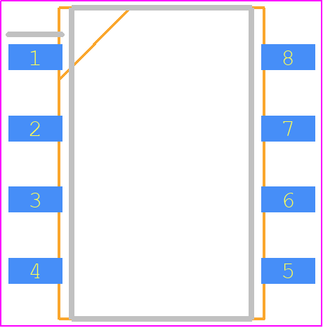 IKN0403000 - Apem PCB footprint - Small Outline Packages - Small Outline Packages - Surface Mount DIP